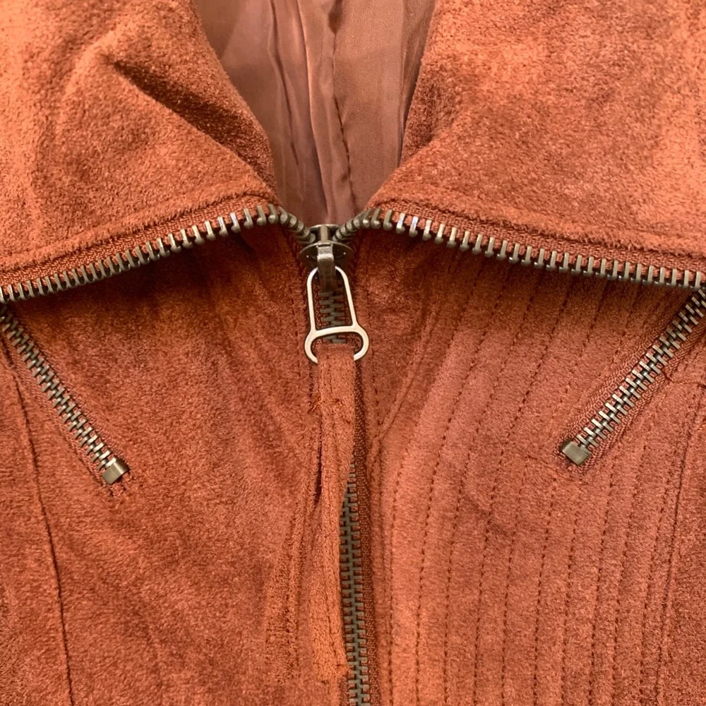 Lulu’s Rust Suede Moro Jacket - Picture 5 of 7